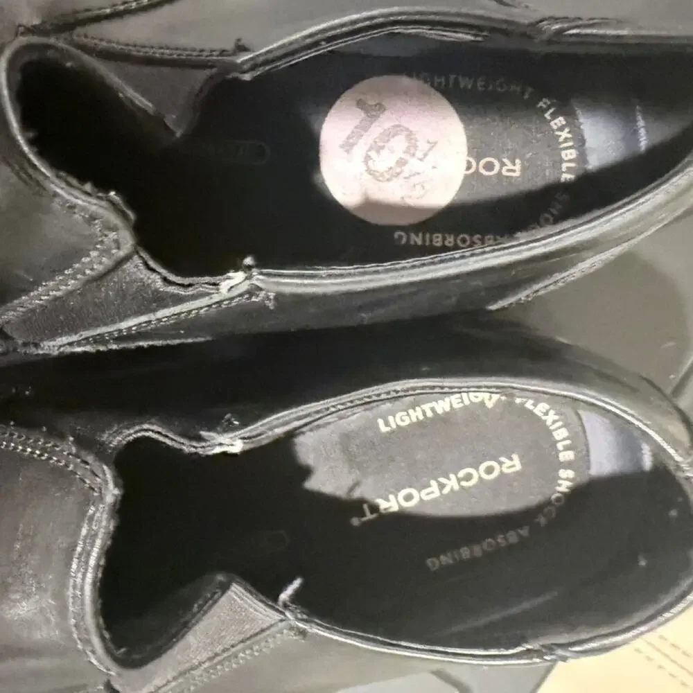 Womens 105 rockport black leather